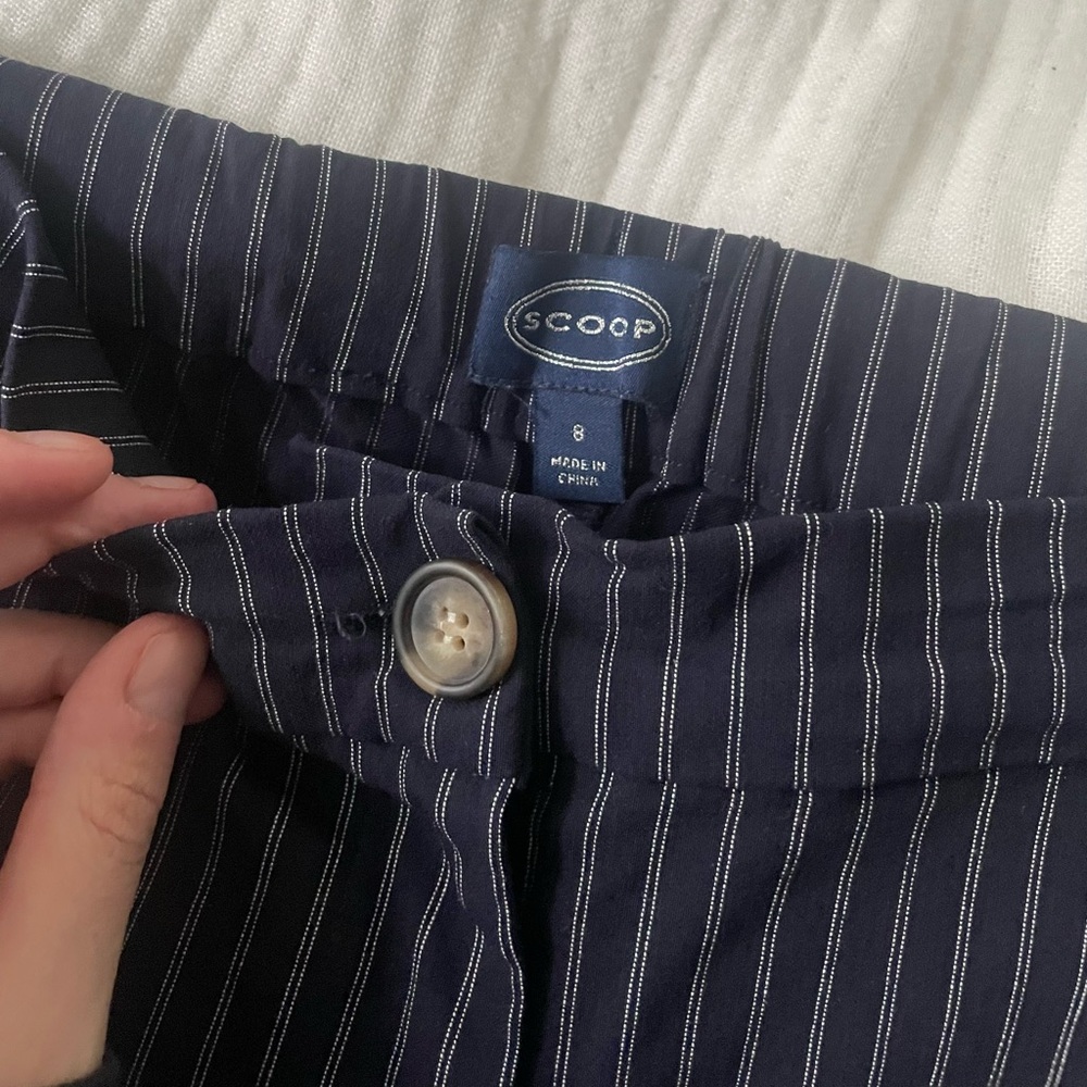 Scoop striped pants